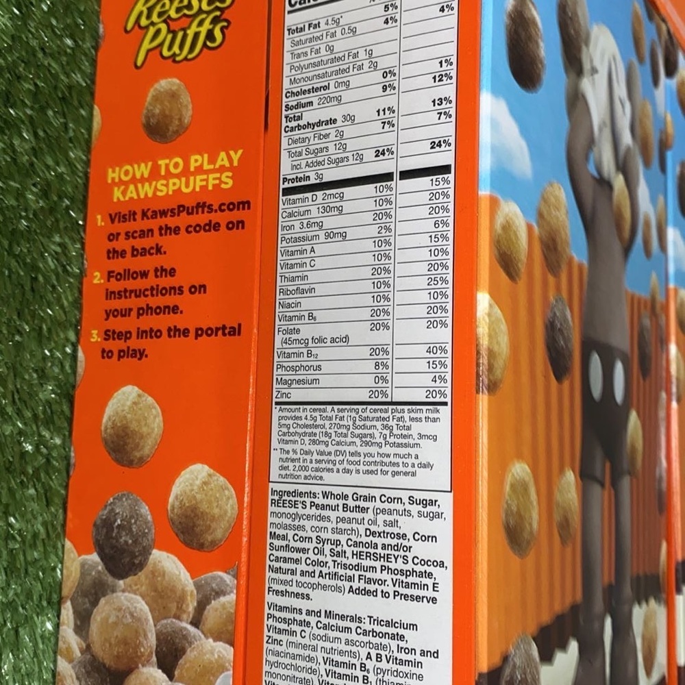 KAWS X Reese Puffs.🥣🍫